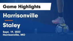 Harrisonville  vs Staley  Game Highlights - Sept. 19, 2022