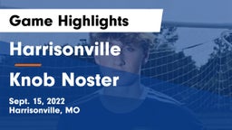 Harrisonville  vs Knob Noster  Game Highlights - Sept. 15, 2022