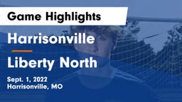 Harrisonville  vs Liberty North  Game Highlights - Sept. 1, 2022