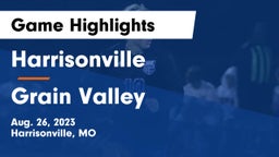 Harrisonville  vs Grain Valley  Game Highlights - Aug. 26, 2023