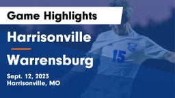 Harrisonville  vs Warrensburg  Game Highlights - Sept. 12, 2023