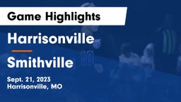 Harrisonville  vs Smithville  Game Highlights - Sept. 21, 2023