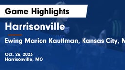 Harrisonville  vs Ewing Marion Kauffman, Kansas City, MO Game Highlights - Oct. 26, 2023