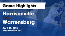 Harrisonville  vs Warrensburg  Game Highlights - April 13, 2023