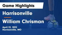 Harrisonville  vs William Chrisman  Game Highlights - April 22, 2023