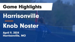 Harrisonville  vs Knob Noster  Game Highlights - April 9, 2024