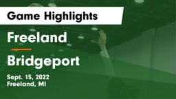 Freeland  vs Bridgeport  Game Highlights - Sept. 15, 2022