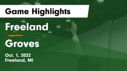 Freeland  vs Groves Game Highlights - Oct. 1, 2022