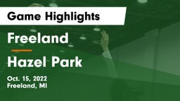 Freeland  vs Hazel Park Game Highlights - Oct. 15, 2022