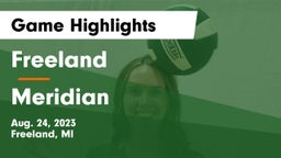 Freeland  vs Meridian  Game Highlights - Aug. 24, 2023