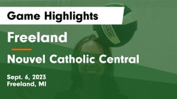 Freeland  vs Nouvel Catholic Central  Game Highlights - Sept. 6, 2023