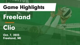Freeland  vs Clio  Game Highlights - Oct. 7, 2023