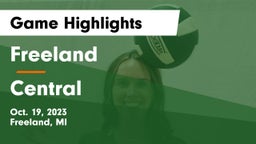 Freeland  vs Central  Game Highlights - Oct. 19, 2023