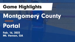 Montgomery County  vs Portal  Game Highlights - Feb. 16, 2023