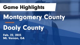 Montgomery County  vs Dooly County  Game Highlights - Feb. 22, 2023