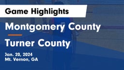 Montgomery County  vs Turner County  Game Highlights - Jan. 20, 2024
