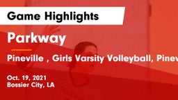 Parkway  vs Pineville , Girls Varsity Volleyball, Pineville LA Game Highlights - Oct. 19, 2021