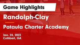 Randolph-Clay  vs Pataula Charter Academy Game Highlights - Jan. 24, 2023