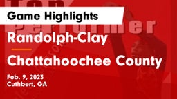 Randolph-Clay  vs Chattahoochee County Game Highlights - Feb. 9, 2023
