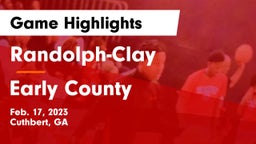 Randolph-Clay  vs Early County Game Highlights - Feb. 17, 2023