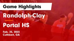 Randolph-Clay  vs Portal HS Game Highlights - Feb. 25, 2023