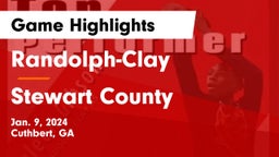 Randolph-Clay  vs Stewart County  Game Highlights - Jan. 9, 2024