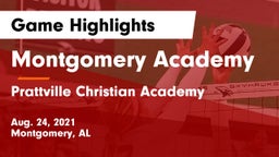 Montgomery Academy  vs Prattville Christian Academy  Game Highlights - Aug. 24, 2021