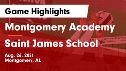 Montgomery Academy  vs Saint James School Game Highlights - Aug. 26, 2021