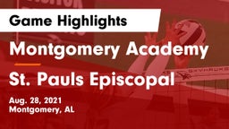 Montgomery Academy  vs St. Pauls Episcopal Game Highlights - Aug. 28, 2021