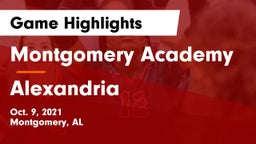 Montgomery Academy  vs Alexandria  Game Highlights - Oct. 9, 2021
