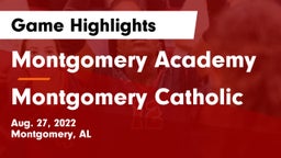 Montgomery Academy  vs Montgomery Catholic  Game Highlights - Aug. 27, 2022