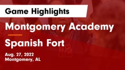 Montgomery Academy  vs Spanish Fort  Game Highlights - Aug. 27, 2022