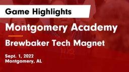 Montgomery Academy  vs Brewbaker Tech Magnet  Game Highlights - Sept. 1, 2022