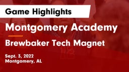 Montgomery Academy  vs Brewbaker Tech Magnet  Game Highlights - Sept. 3, 2022