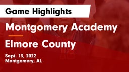 Montgomery Academy  vs Elmore County Game Highlights - Sept. 13, 2022