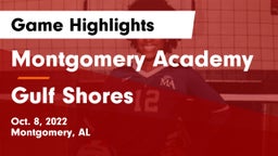 Montgomery Academy  vs Gulf Shores  Game Highlights - Oct. 8, 2022