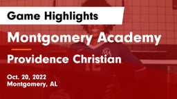 Montgomery Academy  vs Providence Christian  Game Highlights - Oct. 20, 2022