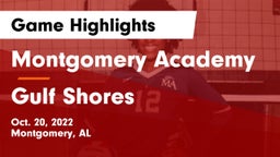Montgomery Academy  vs Gulf Shores  Game Highlights - Oct. 20, 2022