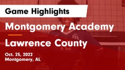 Montgomery Academy  vs Lawrence County  Game Highlights - Oct. 25, 2022