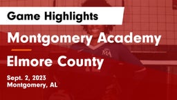 Montgomery Academy  vs Elmore County  Game Highlights - Sept. 2, 2023