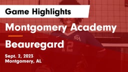 Montgomery Academy  vs Beauregard  Game Highlights - Sept. 2, 2023
