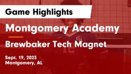 Montgomery Academy  vs Brewbaker Tech Magnet  Game Highlights - Sept. 19, 2023