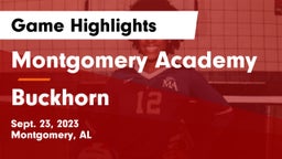 Montgomery Academy  vs Buckhorn Game Highlights - Sept. 23, 2023