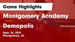 Montgomery Academy  vs Demopolis  Game Highlights - Sept. 26, 2023