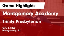 Montgomery Academy  vs Trinity Presbyterian  Game Highlights - Oct. 2, 2023