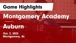 Montgomery Academy  vs Auburn  Game Highlights - Oct. 2, 2023