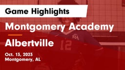 Montgomery Academy  vs Albertville Game Highlights - Oct. 13, 2023