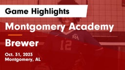 Montgomery Academy  vs Brewer  Game Highlights - Oct. 31, 2023