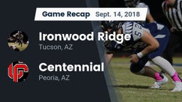 Recap: Ironwood Ridge  vs. Centennial  2018