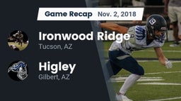 Recap: Ironwood Ridge  vs. Higley  2018
